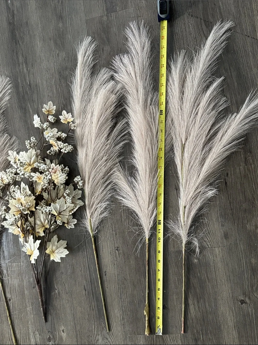 Neutral Pampas Grass & Cream Blossom Floral Bundle